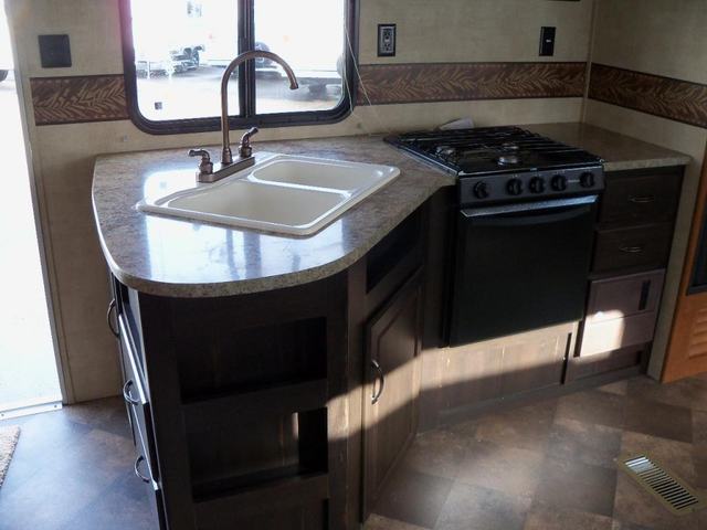 Kitchen sink and stove
